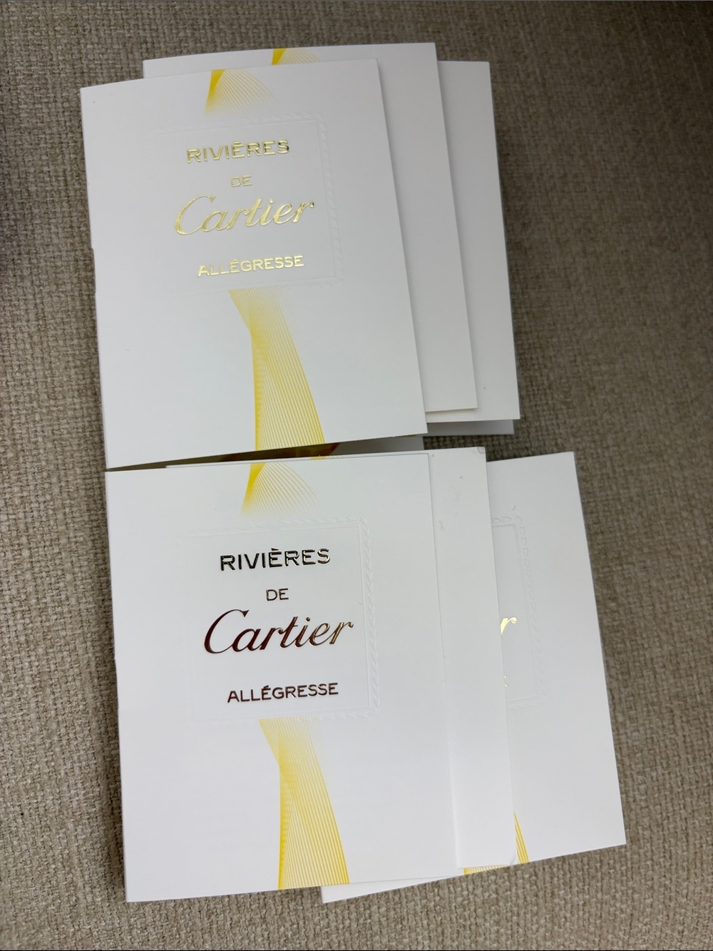 Cartier Rivières Allégresse Sample 6pcs